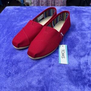 TOMS Multicolor Striped Slip-Ons